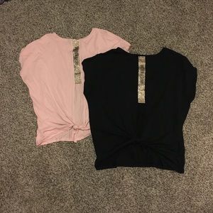 Victoria sport tie back tee’s. Large